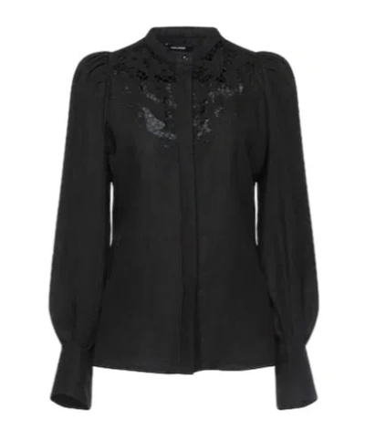 Isabel Marant Linen Shirts In Black