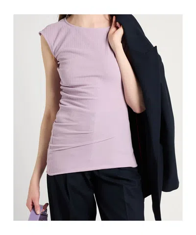 Maxco. Round Neck T-shirt In Pink