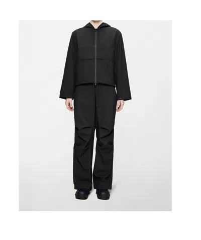 Rains Suva Hardshell Short String Jacket In Black