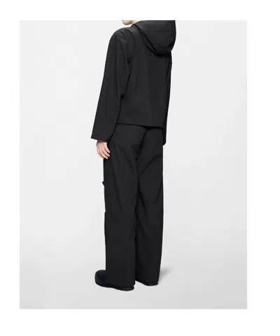 Rains Suva Hardshell Short String Jacket In Black