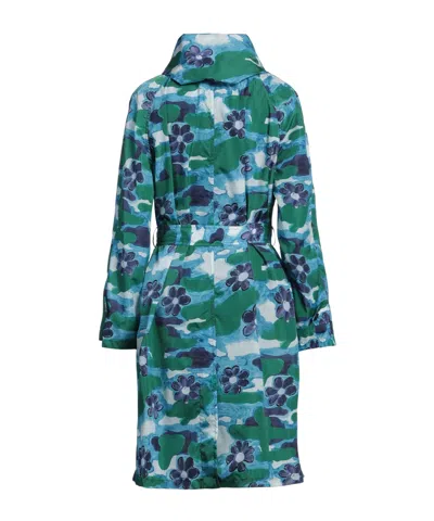 Marni Printed Trench Coat In Multi