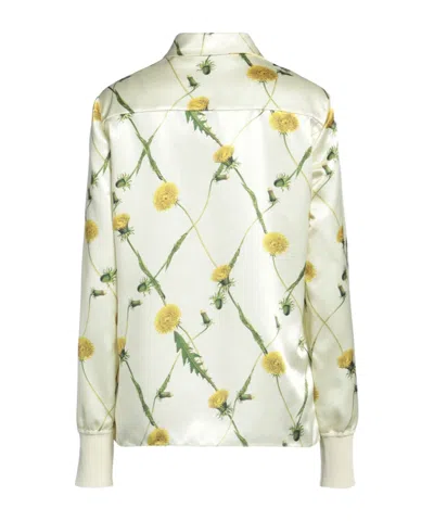 Burberry Floral Pattern Shirt In Multi