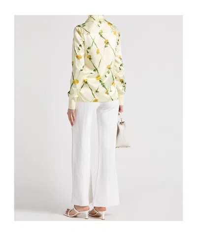 Burberry Floral Pattern Shirt In Multi