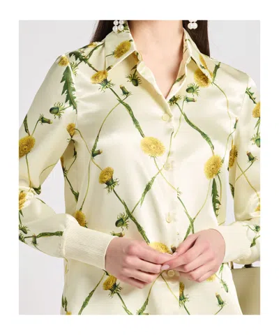 Burberry Floral Pattern Shirt In Multi
