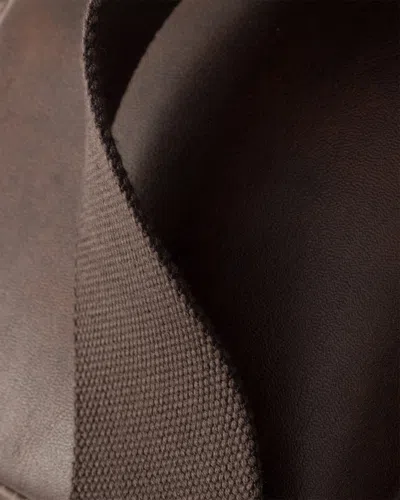 Prada Leather Shoulder Bag In Brown