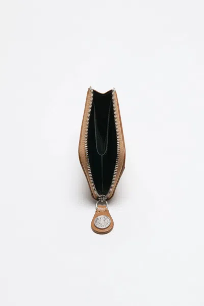Acne Studios Compact Zip Wallet In Brown