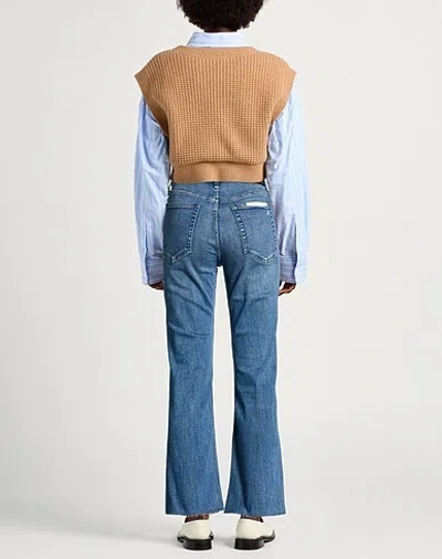 Rag & Bone High-waisted Medium Bootcut Jeans In Blue