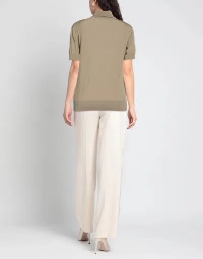 Dolce & Gabbana Solid Short-sleeve Turtleneck In Neutral