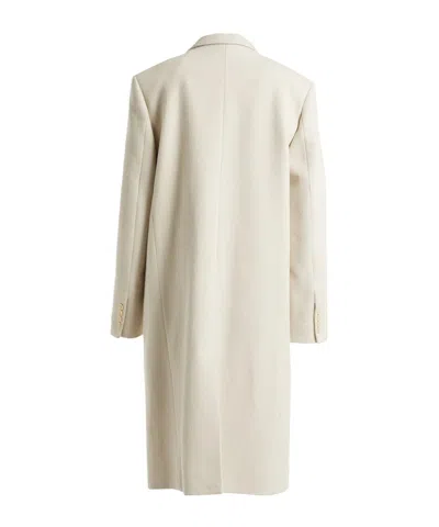 Isabel Marant Solid Color Double-breasted Coat In Multi