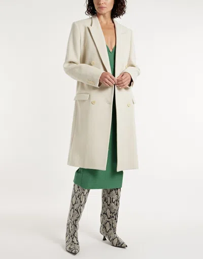 Isabel Marant Solid Color Double-breasted Coat In Multi