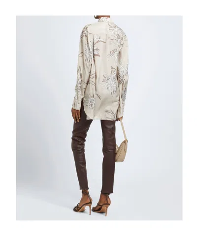 Brunello Cucinelli Patterned Shirts  Blouses In Neutral