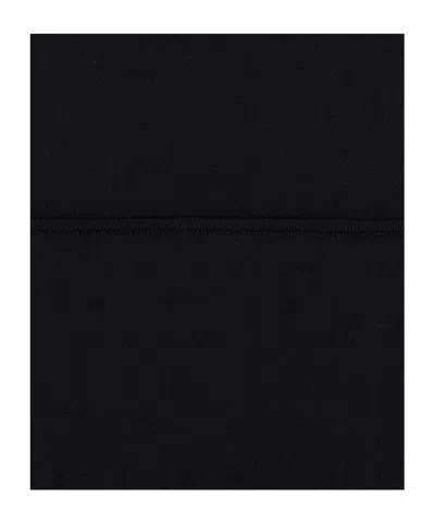 Max Mara Solid Turtleneck Sleeveless Top In Black