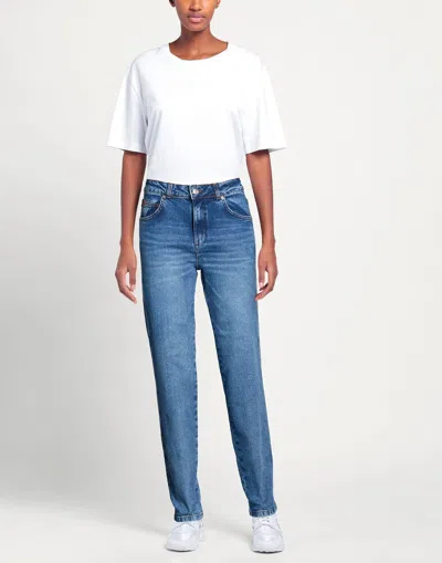 Maxco. Belt Loop Jeans In Blue