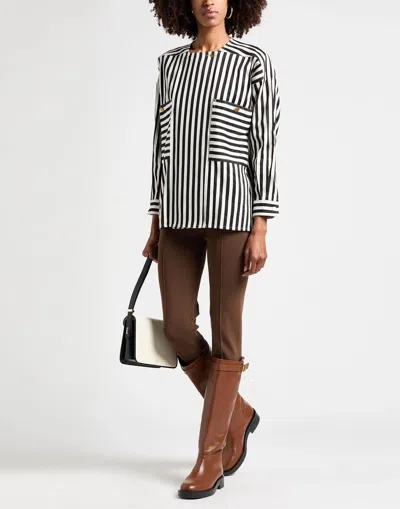 Max Mara Striped Blazer In Multi