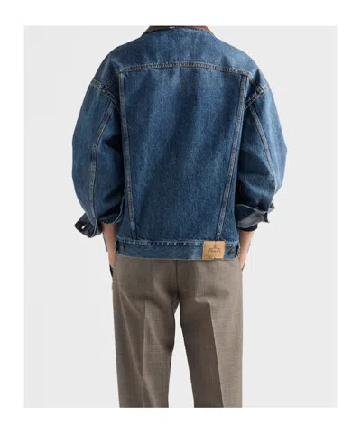 Prada Denim Jacket In Blue