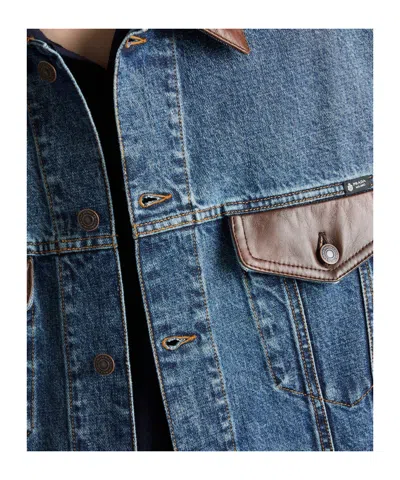Prada Denim Jacket In Blue