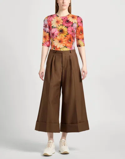 Dolce & Gabbana Printed Short Sleeve Top In Multi