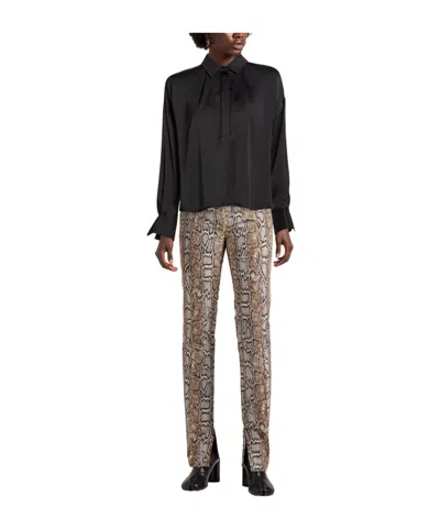 Rag & Bone Plain Colour Top In Black