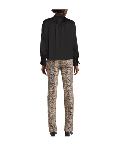 Rag & Bone Plain Colour Top In Black
