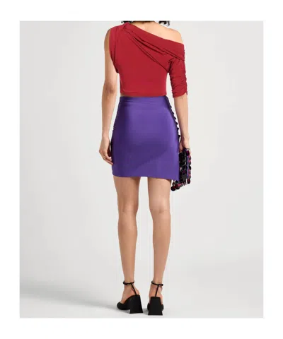 Jacquemus Le Haut Drapeado In Red