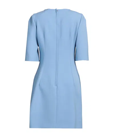 Dolce & Gabbana Solid A-line Skirt In Blue