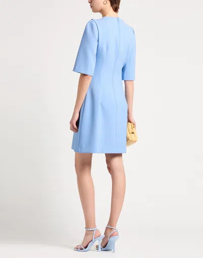 Dolce & Gabbana Solid A-line Skirt In Blue