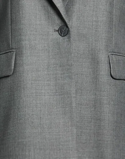 Maxco. Single-breasted Blazer In Gray