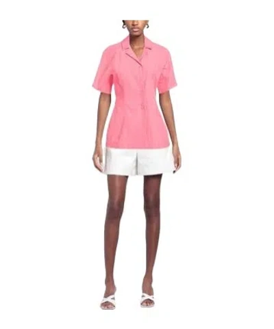 Sportmax Solid Color Shirt In Pink