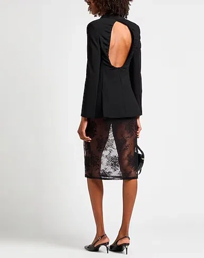 Max Mara Tailored Slim Fit Trousers Pockets Belt Loops In Black