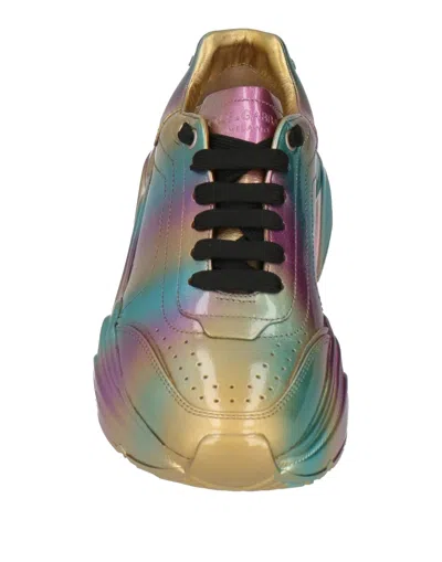 Dolce & Gabbana Multicolor Platform Sneakers In Multi