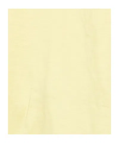 Burberry Basic Solid Color T-shirt In Yellow
