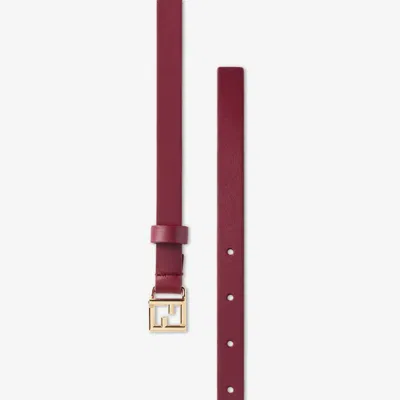 Fendi Ff Belt In Pink