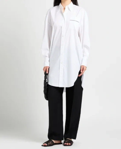 Brunello Cucinelli Solid Colour Shirts  Blouses In White