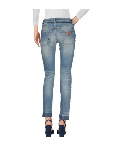 Dolce & Gabbana Medium Blue Jeans In Blue