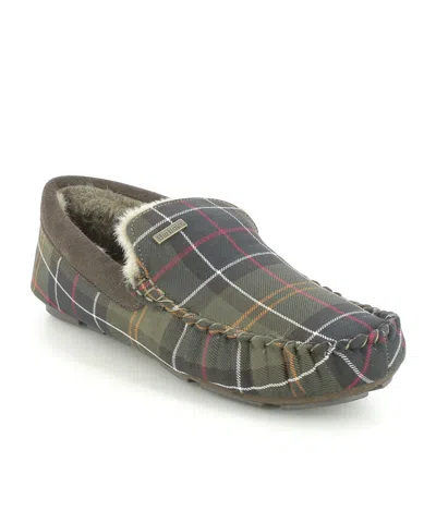 Barbour Round Head Slippers In Multi