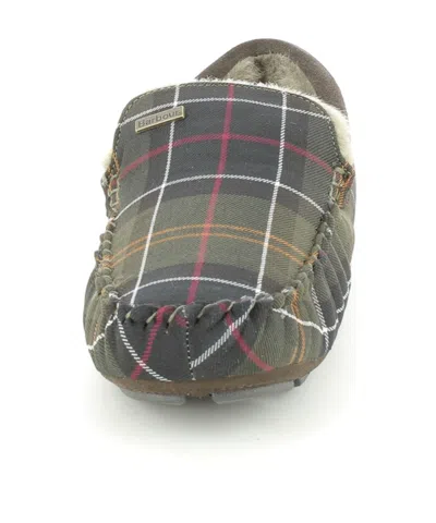 Barbour Round Head Slippers In Multi