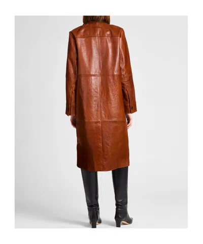 Maxco. Long-sleeved Coat In Brown