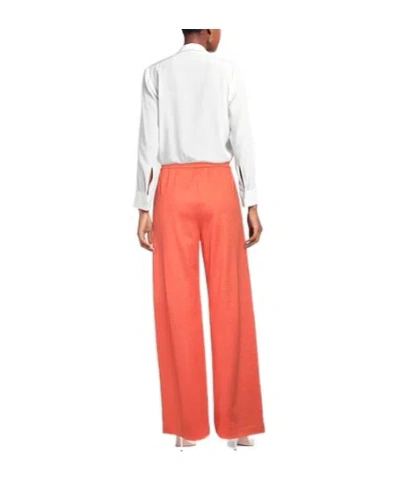 Max Mara High-waisted Drawstring Cargo Pants In Orange