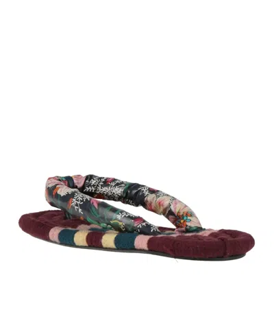 Isabel Marant Multicolor Flip Flops In Black