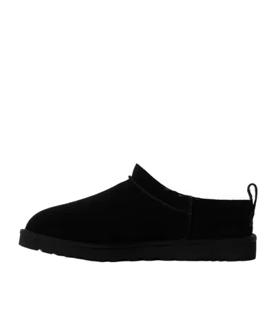 Ugg Classic Micro Suede Mules In Black
