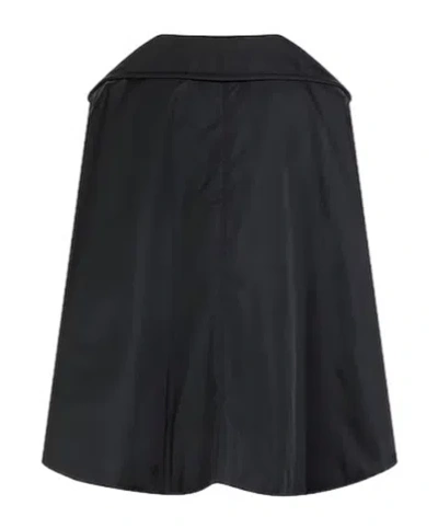 Marni Sleeveless Cape Coat In White