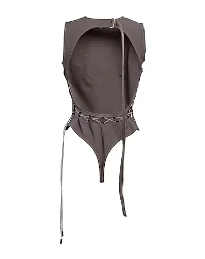Jacquemus Bodysuits In Brown