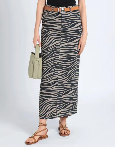 Maxco. Denim Skirts In Black