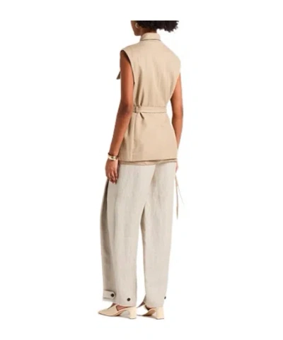 Brunello Cucinelli Minimal Solid Waistcoat In Neutral