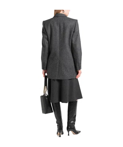 Isabel Marant Floyd Wool-blend Peacoat In Gray
