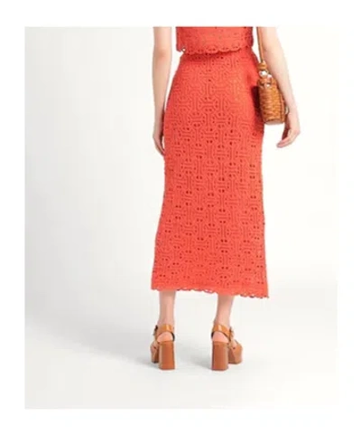 Maxco. Flared Skirt In Orange