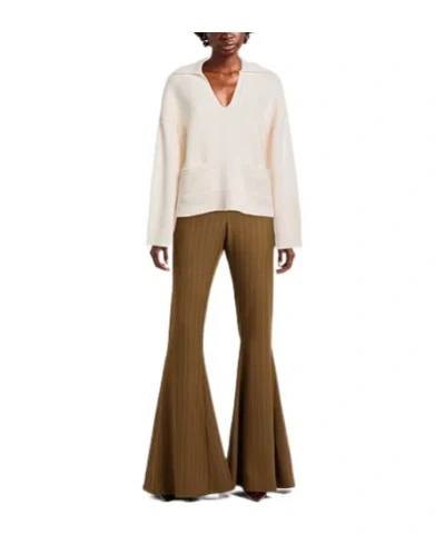 Rag & Bone Solid Wool Knit Sweater In Neutral