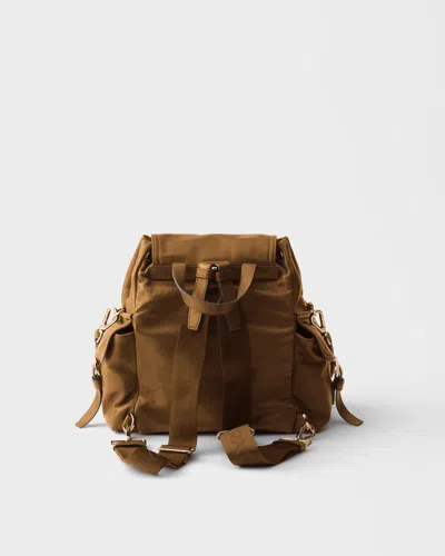 Prada Explore Medium Nappa Leather Backpack In Brown