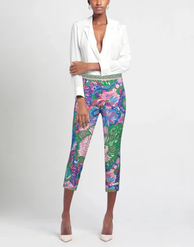 Dolce & Gabbana Printed Stretch Casual Pants In Multi