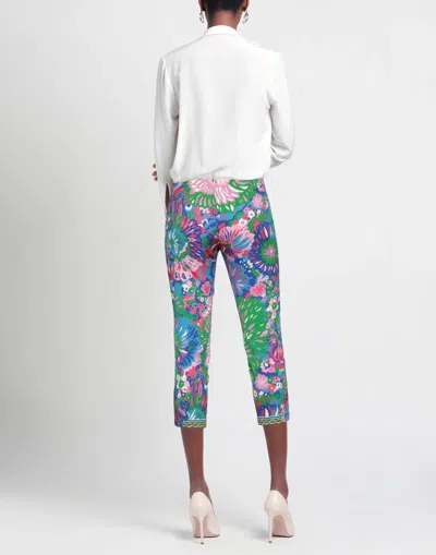 Dolce & Gabbana Printed Stretch Casual Pants In Multi
